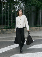 Mid-size split leather MD ICON bag