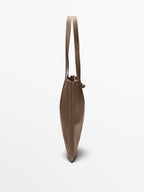 Nappa leather tote bag