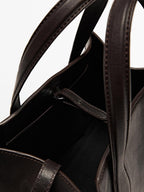 Mid-size nappa leather MD ICON tote bag