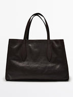 Maxi nappa leather MD ICON tote bag