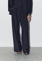 100% wool double darted trousers - STUDIO