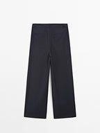 100% wool double darted trousers - STUDIO