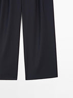 100% wool double darted trousers - STUDIO