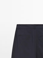 100% wool double darted trousers - STUDIO