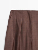 100% wool darted trousers - STUDIO