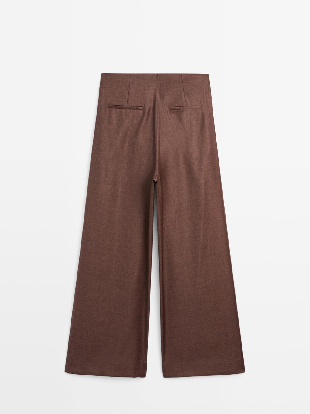 100% wool darted trousers - STUDIO