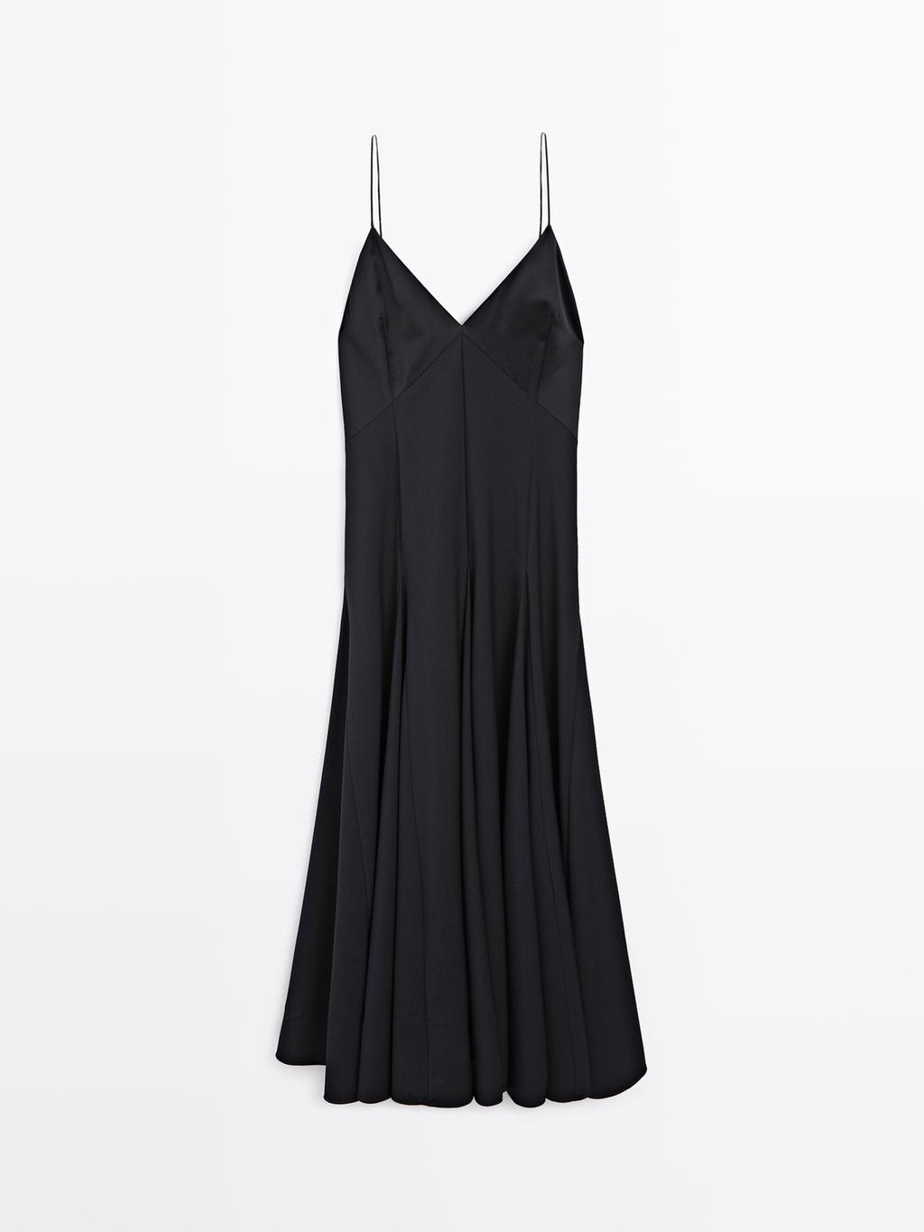 Long godet dress - STUDIO