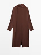 Flowing long sleeve midi dress - STUDIO