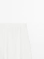 High-waist palazzo trousers - STUDIO