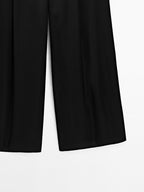 Satin wide-leg trousers - STUDIO