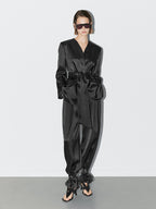 Satin wide-leg trousers - STUDIO