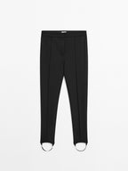 Fitted trousers with elasticated hems - STUDIO