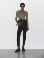 Fitted trousers with elasticated hems - STUDIO