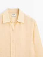 Long 100% linen shirt - STUDIO