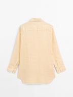 Long 100% linen shirt - STUDIO