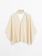 Flowing V-neck blouse - STUDIO