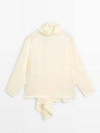 Flowing blouse with scarf - STUDIO