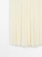 Long silk blend skirt with sash - STUDIO