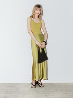 Long flowing satin skirt - STUDIO