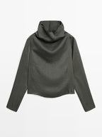 Flowing short satin blouse - STUDIO