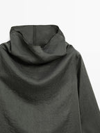 Flowing short satin blouse - STUDIO