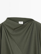 Asymmetric wool blend blouse - Studio