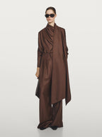 100% wool voluminous neck blouse - STUDIO