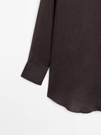 100% ramie long shirt - STUDIO