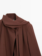 Cape blazer with scarf - Studio