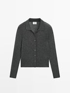 100% wool knit cardigan - Studio