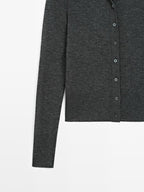 100% wool knit cardigan - Studio