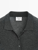 100% wool knit cardigan - Studio
