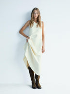 Oiled split suede riding boots