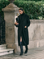 Leather stiletto heel boots