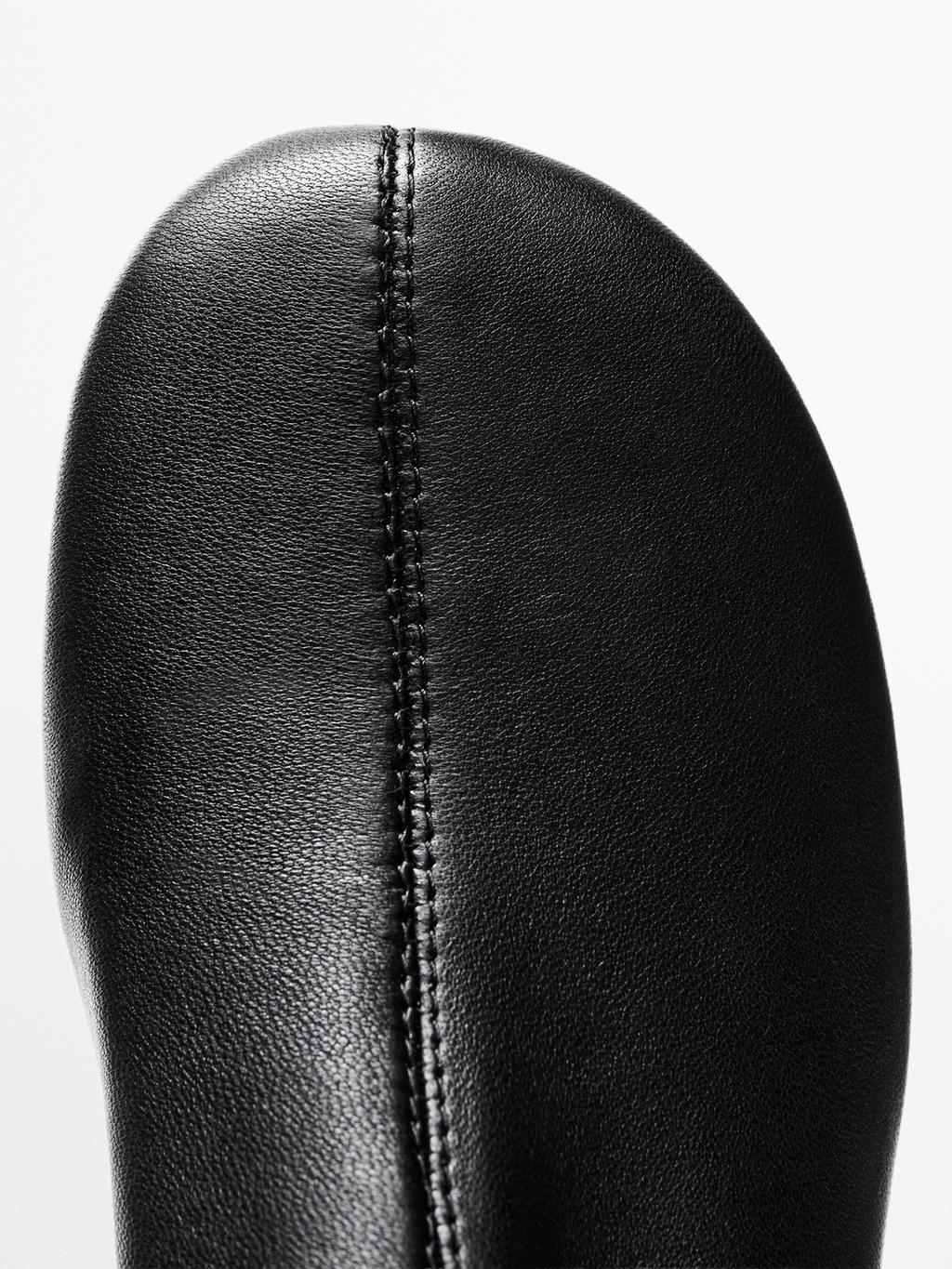 Stretch high-heel boots