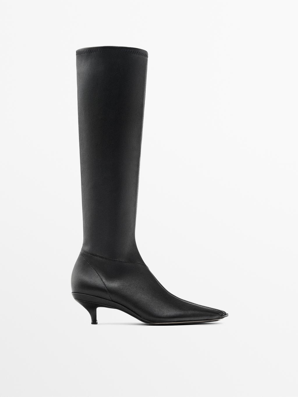 Stretch heeled boots - LIMITED