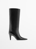 Heeled leather boots - Studio
