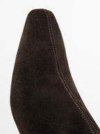 Wedge heeled ankle boots