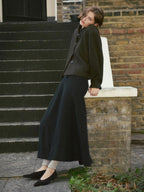 Suede high-heel shoes