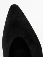 Suede high-heel shoes