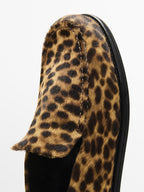 Leopard print loafers