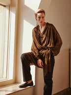 Leather loafers with penny strap