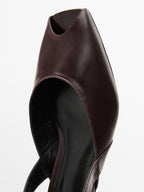 High-heel sandals with open toe