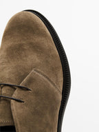 Leather safari boots