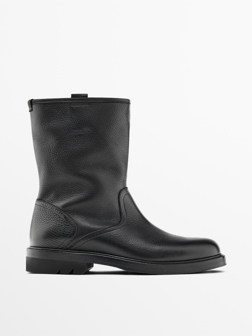 Black nappa boots - LIMITED