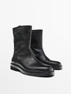 Black nappa boots - LIMITED