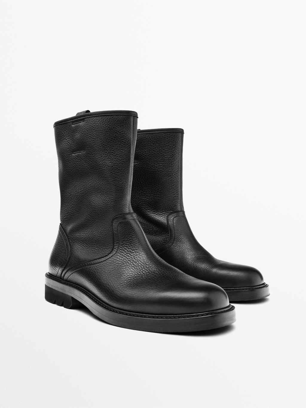 Black nappa boots - LIMITED