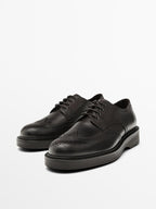 Nappa leather brogues