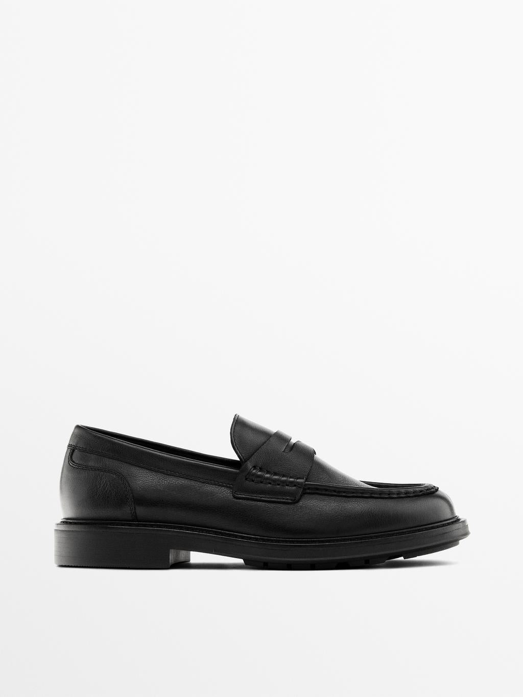 Soft leather loafers
