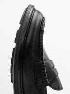 Soft leather loafers